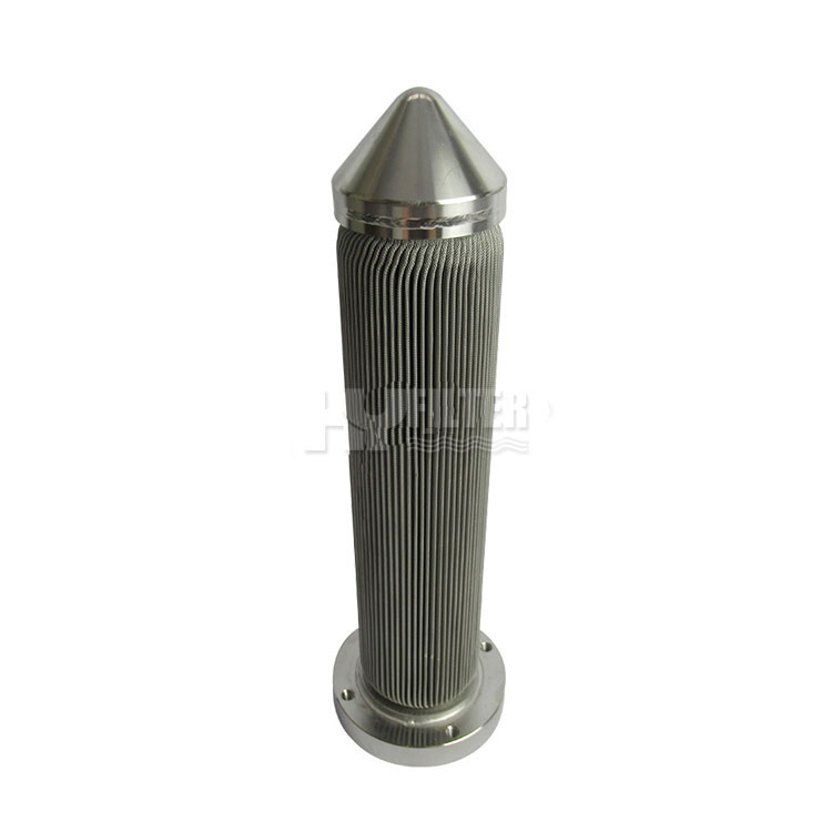Stainless steel 304 316 melt polymer oil filter element for 