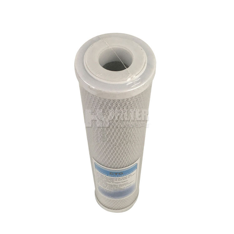 Front activated carbon filter element filter reverse osmosis