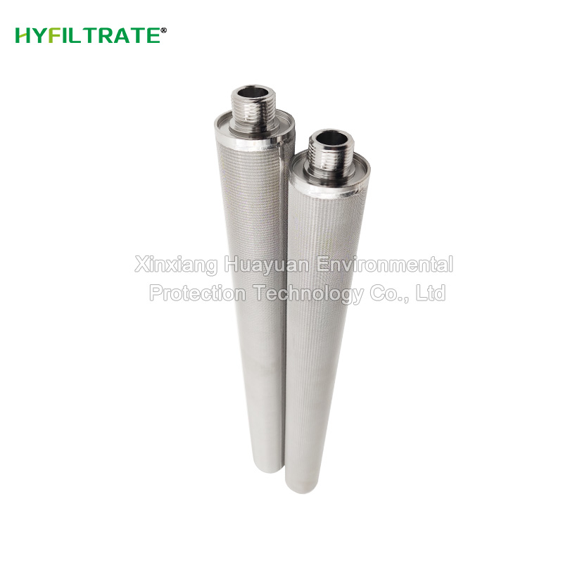 Φ 50 × 500mm - M27 × 18-5um sintered filter element